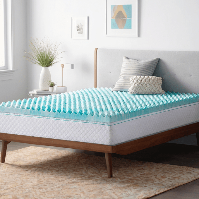 5 Best Mattress Topper For Arthritis 2025 (Extra Comfort) 11 Linenspa Convoluted Memory Foam Mattress Topper 3 Queen