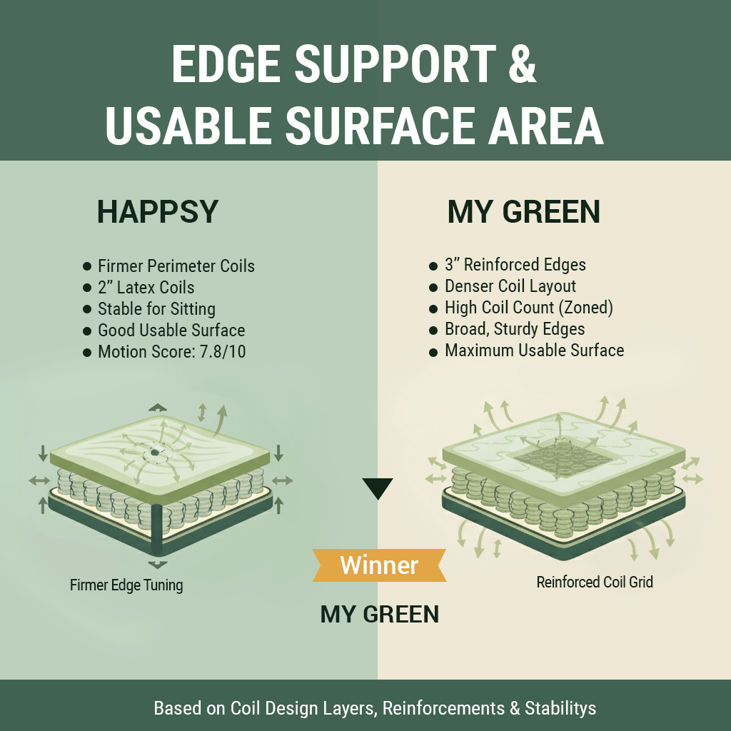 Edge Support and Usable Surface Area