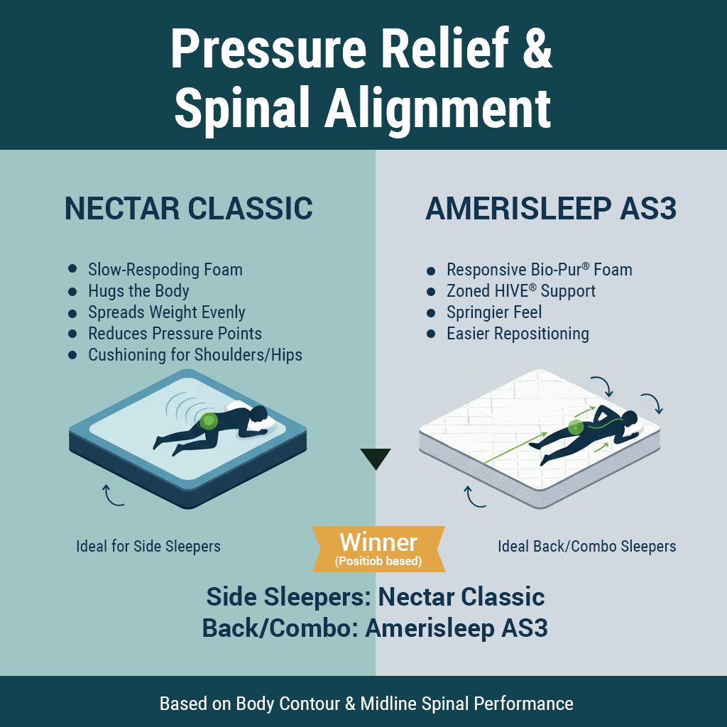 Pressure Relief and Spinal Alignment