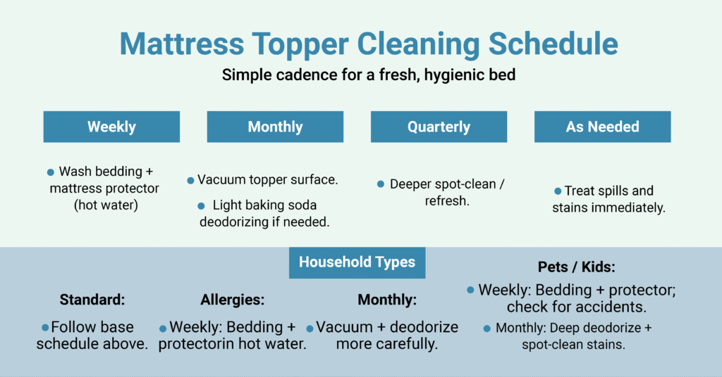 Cleaning & Maintenance Schedule