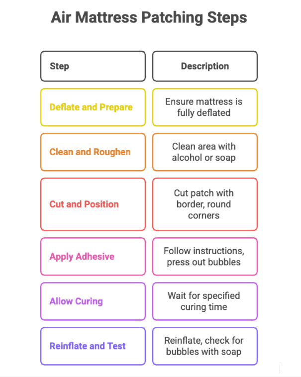 How to Patch an Air Mattress With a Repair Kit