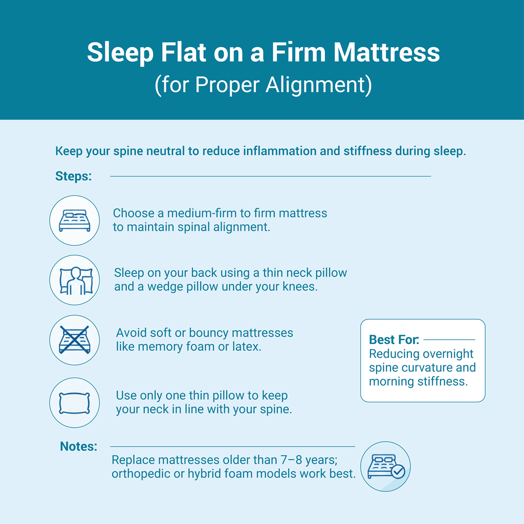 Sleep Flat on a Firm Mattress