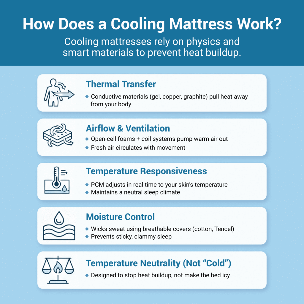 How Does a Cooling Mattress Work