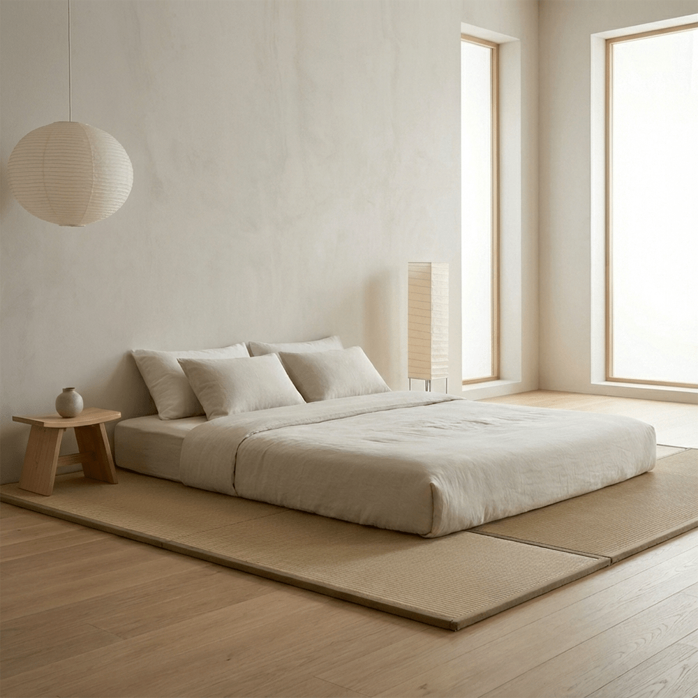 Idea 1 Minimalist Japanese-inspired Floor Bed