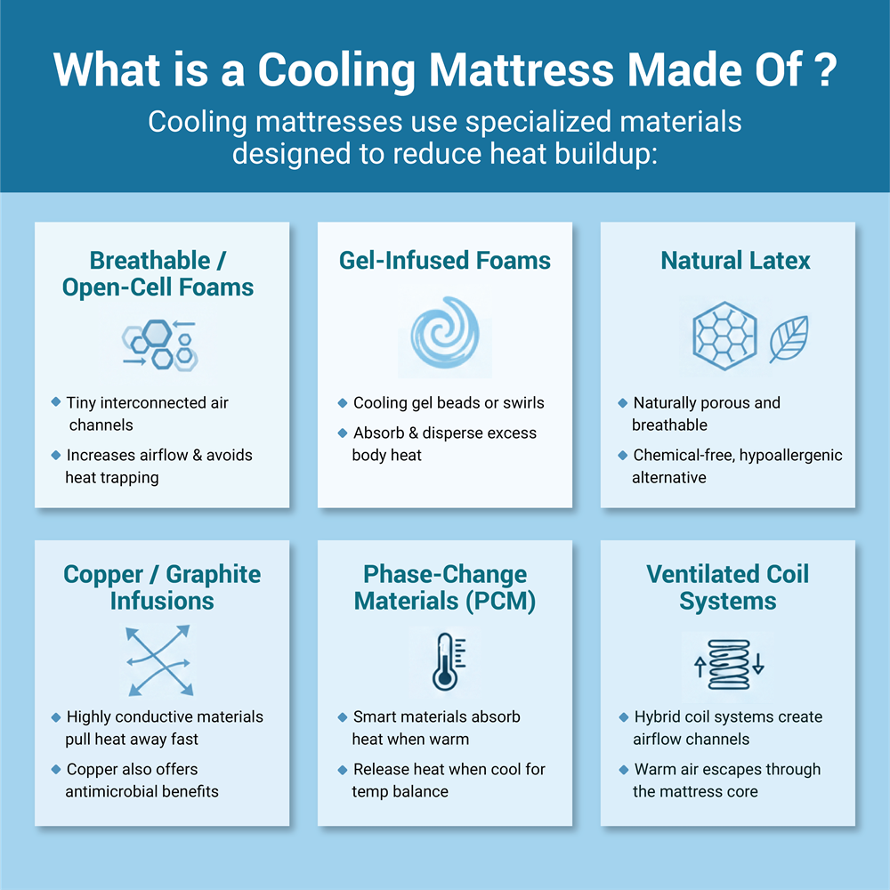 What is a Cooling Mattress Made of