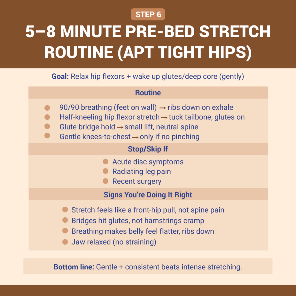 6. 5&ndash;8 Minute Pre-Bed Stretch
